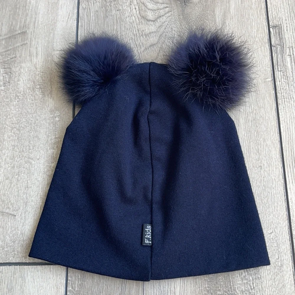 Fashion Kids Toddler Girl Pom Pom Hat Size 4T/5T